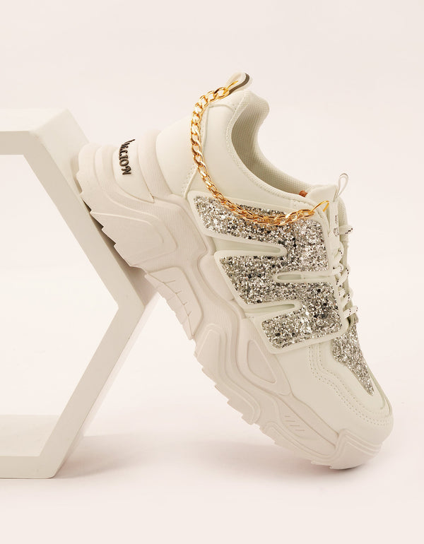 Glam Grip Chain Chunky Sneakers