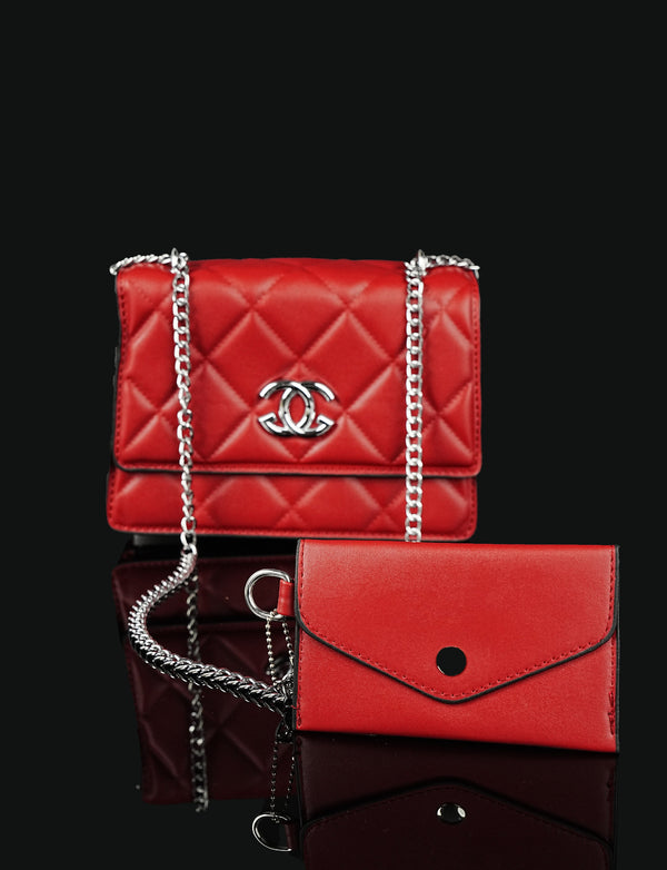 ELEGANCE-FLAP-BAG-RED