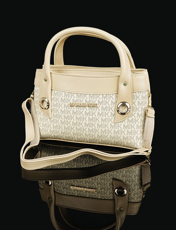 CREAMY LUXE SATCHEL-BEIGE