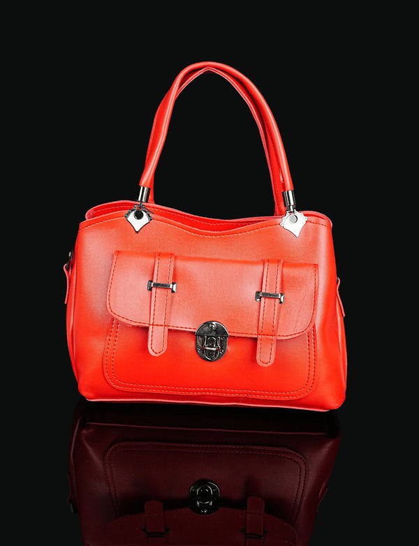 EYE-CATCHING RED HANDBAG