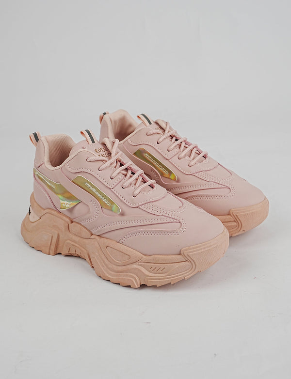 Rosegold Radiance Chunky Sneakers